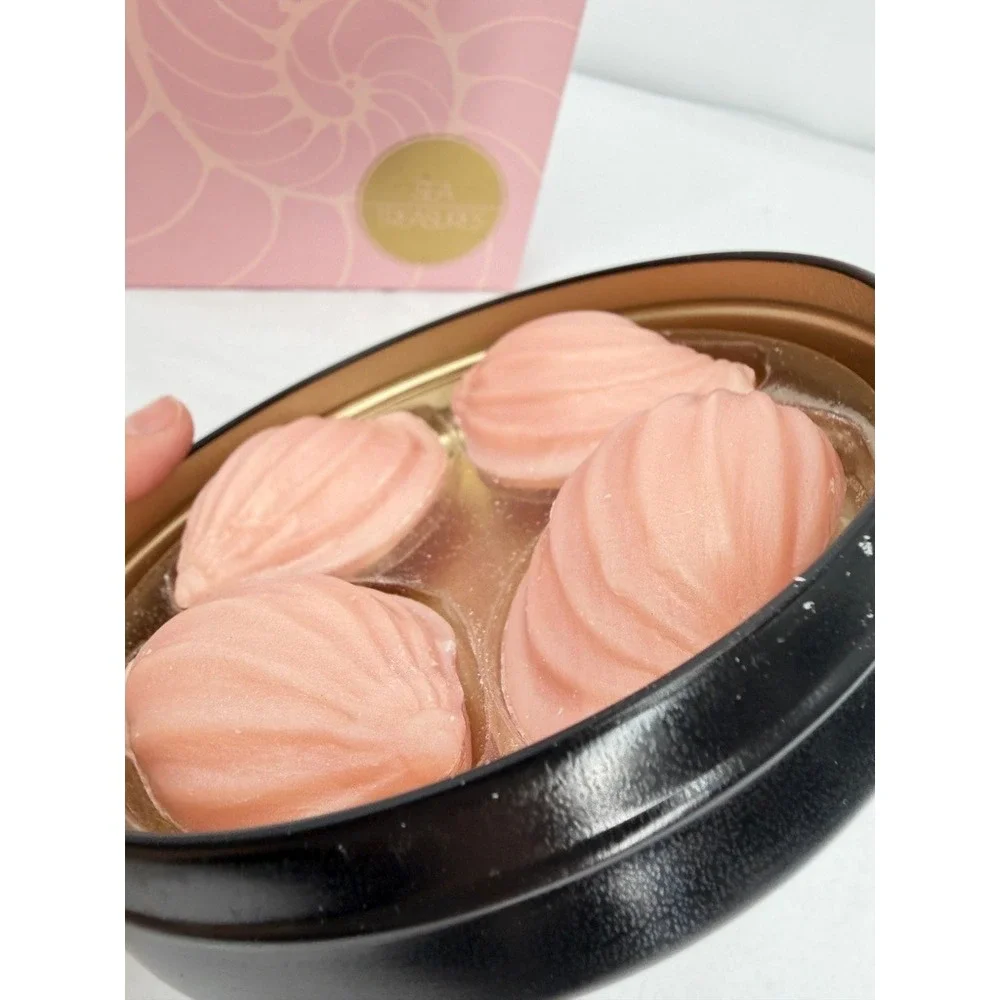 Avon Sea Treasures Shell Guest Soaps Vintage Pink Nautical Decor 4oz NOS in Tin